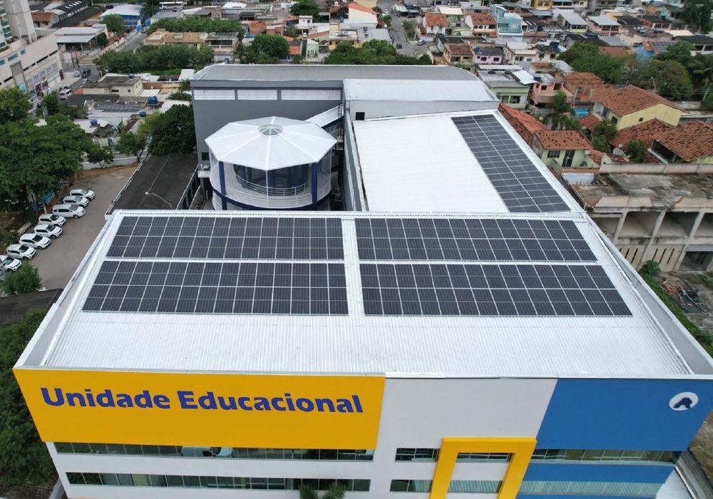 Unidade Educacional energia solar komeco